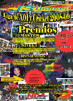 J3 Dianas: Liga de X01 y Cricket 2008-2009